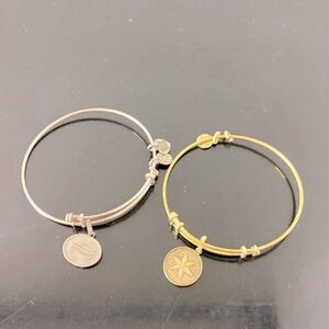 Angelica Brass Bangle Bracelet‎ Set